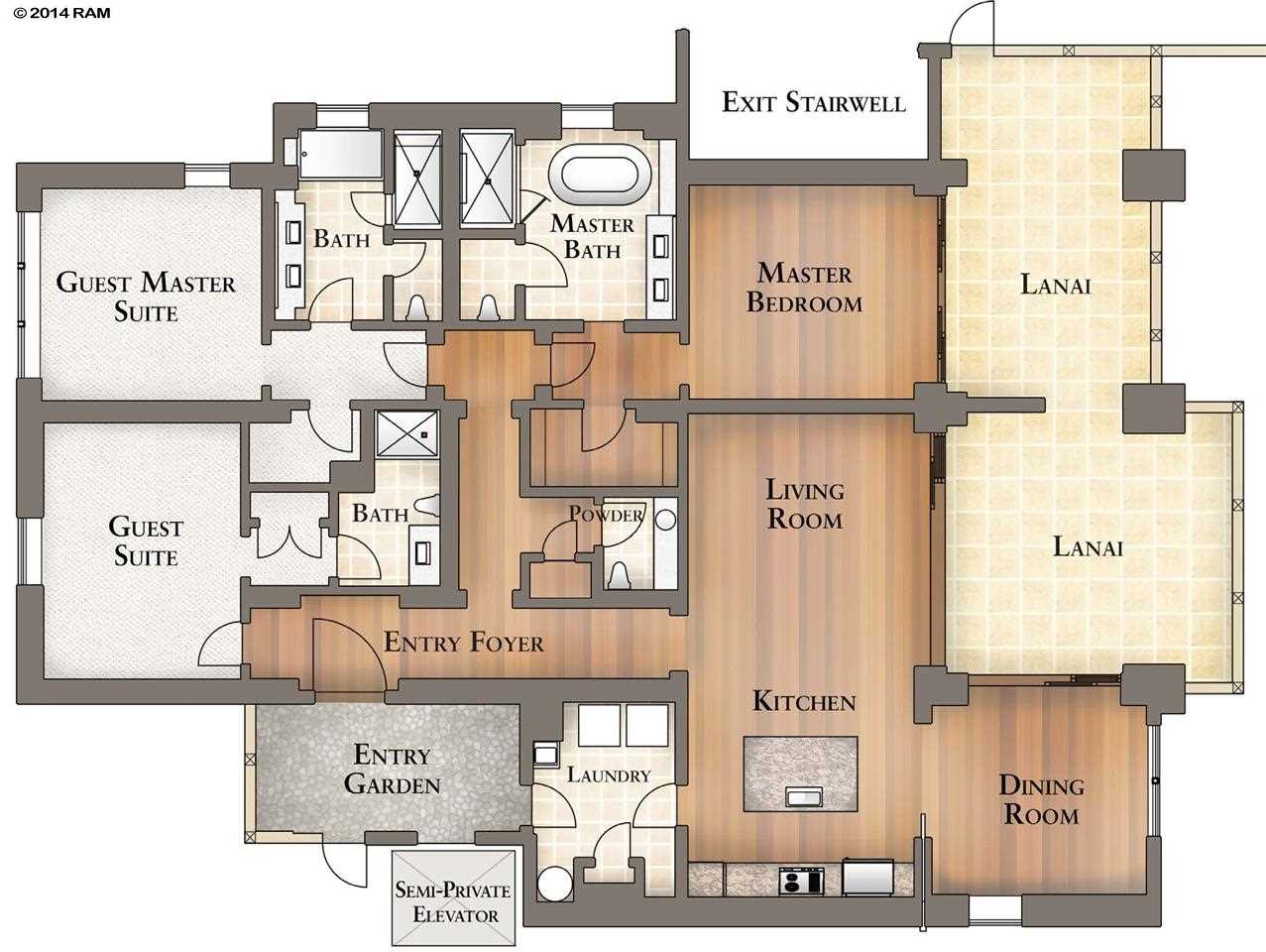 Montage Residences Kapalua  condo # 1505, Lahaina, Hawaii - photo 5 of 7