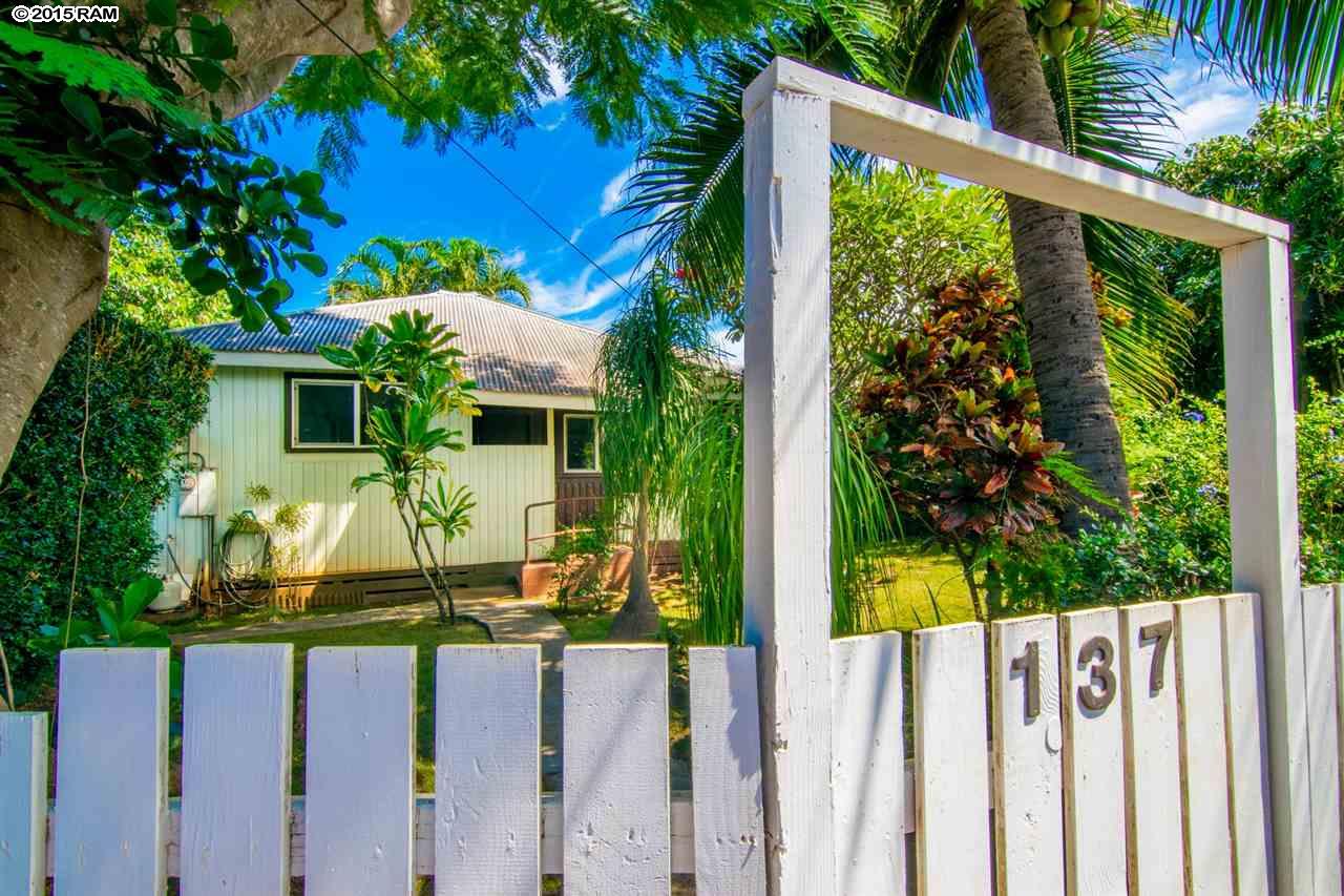 137 Apo Pl , Paia Hawaii House for sale Paia Town Spreckelsville